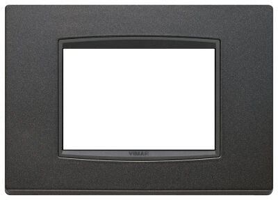 Vimar 20653.c15 Eikon Classic 3 Module Anthracite Matt Cover Plate