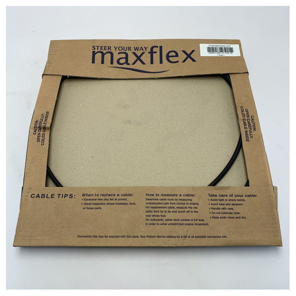 Cabo de controlo do motor marítimo Maxflex 01709-10 C8 - Durável, resistente aos raios UV e às intempéries para um funcionamento suave do motor
