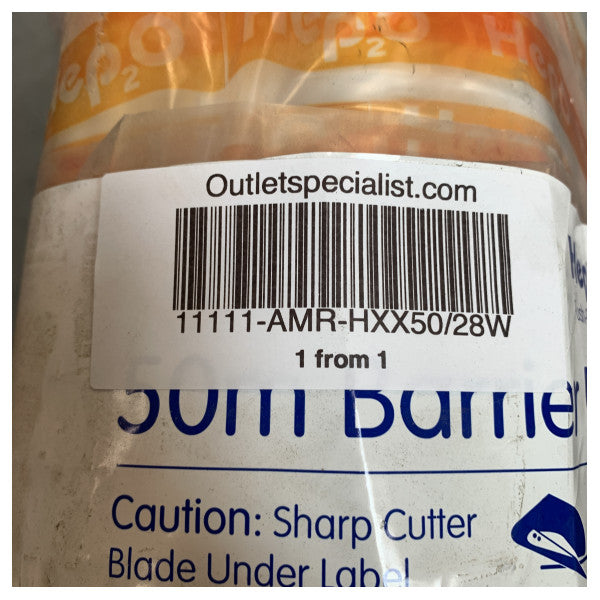 HEP2O 28 mm - 50m Quick Fit Connection Water Hose White - Hxx50 / 28W