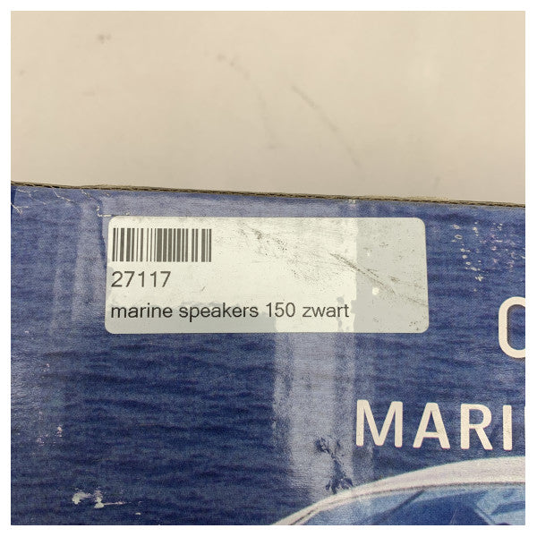 Σετ αδιάβροχων θαλάσσιων ηχείων Eval 6,5 ιντσών μαύρο 160W - 03062-2BL