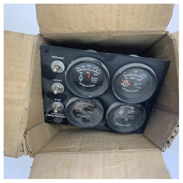 Westerbeke 12V generator kontrolpanel 036539