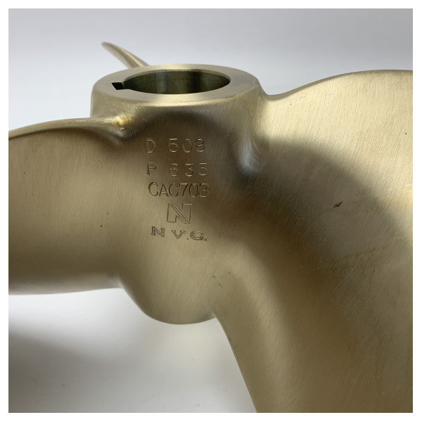 Hélice Nakashima tipo C de 3 pás 20 x 25 RH 40 mm