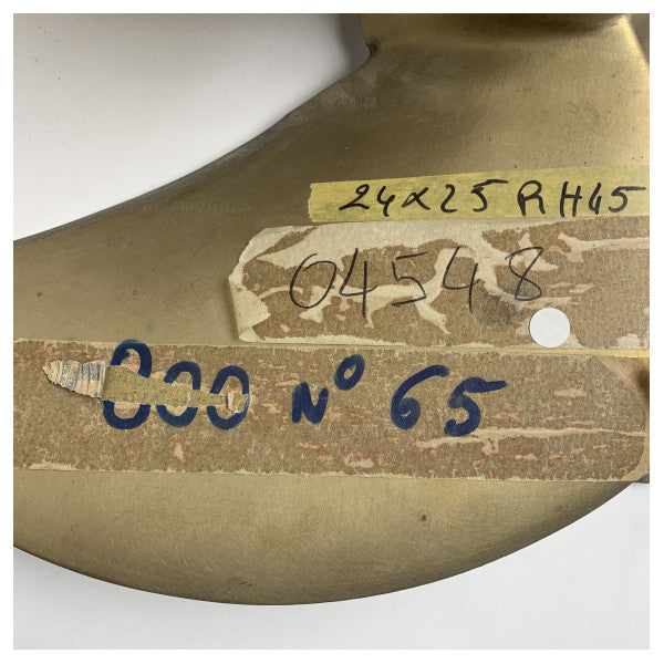 Гребний гвинт Eliche Radice 24 x 25 дюймів з 4 лопатями, діаметр валу 45 мм