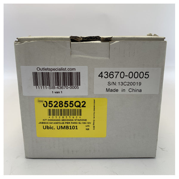 Jabsco комплект за управление на светлината за търсене на втора станция 135SL - 43670-0005