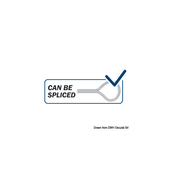 Marlow D2 Competition 78 flätat polyesterrep - slitstark marin segellina 10mm