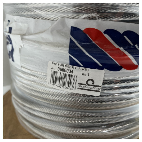 Hochwertiges 6mm Edelstahlseil - 100m flexibles und korrosionsbeständiges Seil