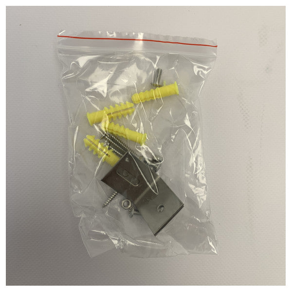 スクエア埋め込み型シャワーヘッド クロム 430 x 430 x 110 mm - 066290