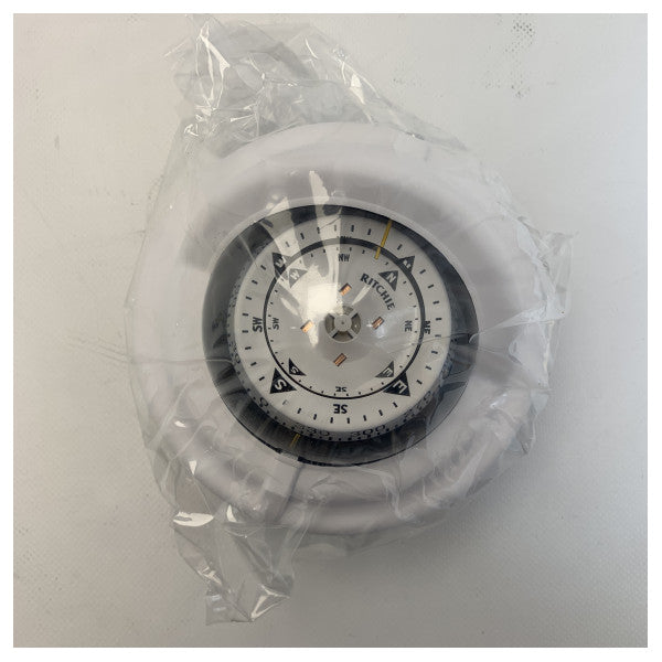 Ritchie HF-79W компас за вграждане в стената, бял със светлина 12/24V