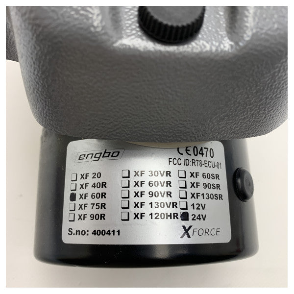 Propulsor de proa Engbo XForce XF60 60 KGF incluindo relé 24V - 900-00102