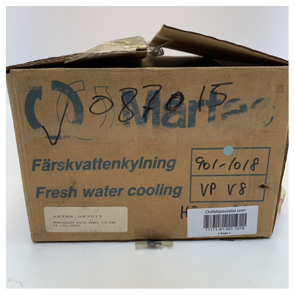 Монтажний комплект Martec для теплообмінника Volvo Penta 175-290 V8 - 901-1018