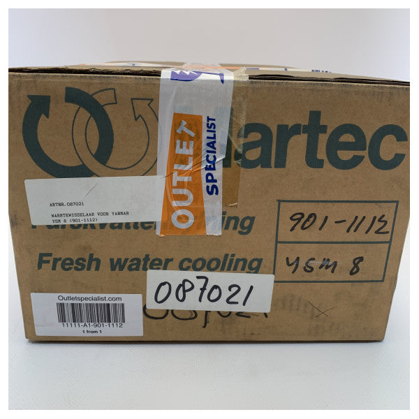 Martec havvandsvarmeveksler til Yanmar YSM 8-motor - 901-1112