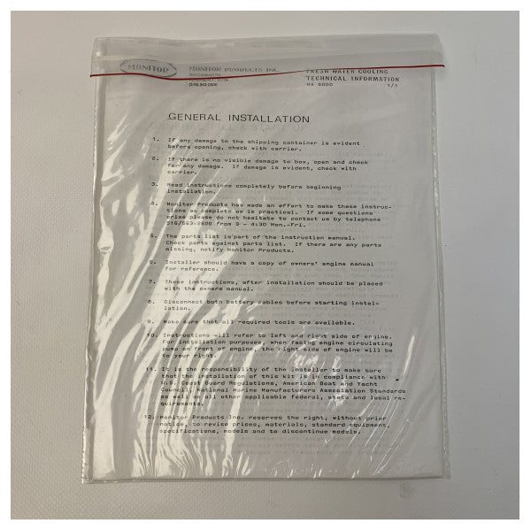 Martec meriveden lämmönvaihdin OMC King Cobra -bensiinimoottoreihin - 901-1414