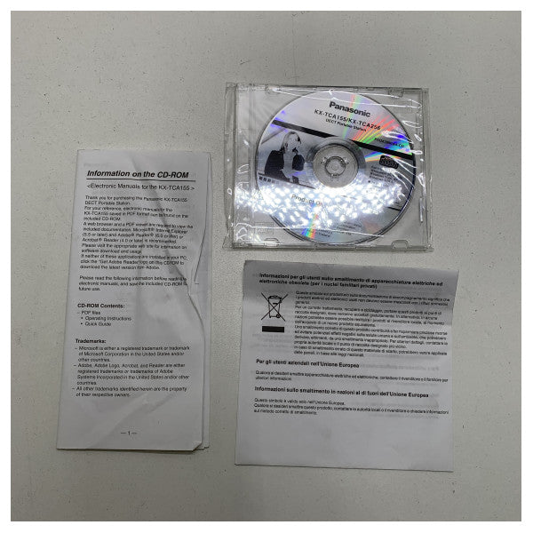 Мобільний бездротовий телефон Panasonic - KX-TCA155CE