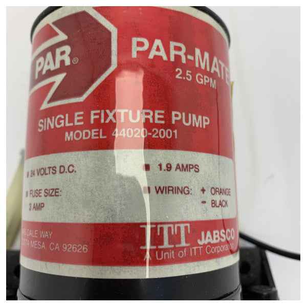 Jabsco Par-Mate 44020-2911 Αντλία Φρέσκου Νερού - 24V - 9L/m