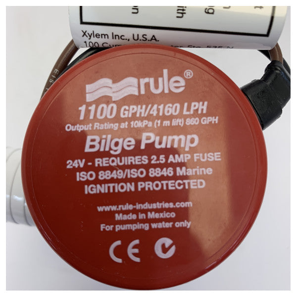 Правило 1100 GPH занурювального насоса для відкачування води 24V - 28D