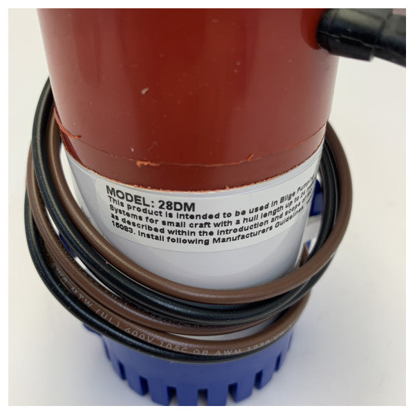 Kural 1100 GPH Daldırma Bilge Pompası 24V - 28D