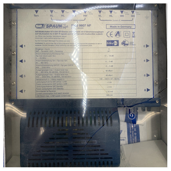 Spaun SMS 9807 NF Багатофункціональний вимикач легкого класу Spaun SMS 9807 NF