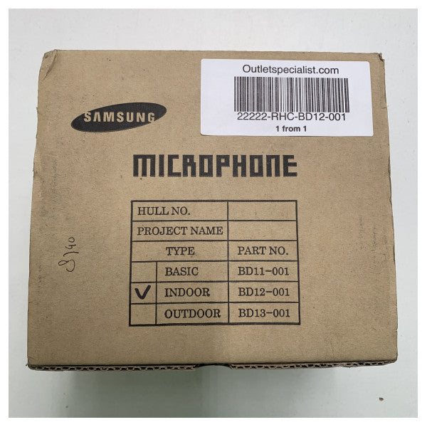Samsung Marine-Grade Indoor Microphone BD12-001 ��� Conception durable et compacte pour les communications à bord des navires