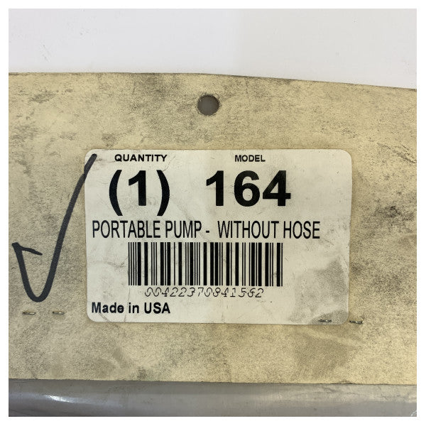 Rule ABS Manual Portable Waterpump Type - 164