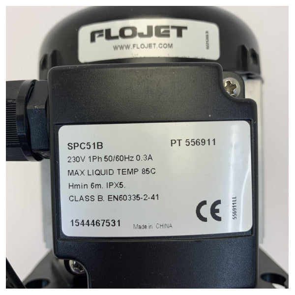 フロジェット SPC51シリーズ セミサブマージブル コラムポンプ 16.1L/m 230V