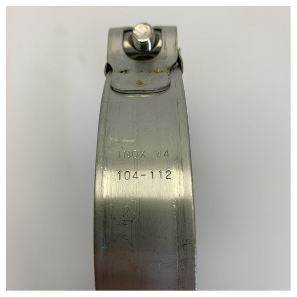 Edelstahl W4 Schwerlastschlauchschelle 104-112mm -SX112W4