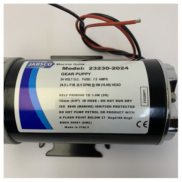 Jabsco Gear Puppy 24V Yağ Değiştirme / Dizel Transfer Pompası 26L/dak - 23230-2024