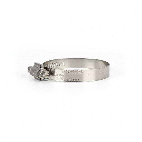 Norma W4 Stainless Steel Hose Clamp 91-114mm - Fascetta Marittima ta’ Kwalità Għolja - Stainless Steel 316