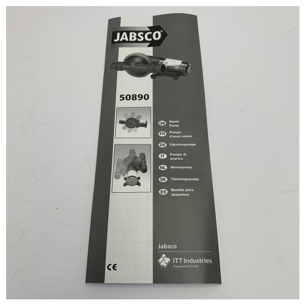 Jabsco 50890 Sort Vand Affaldspumpe 12V