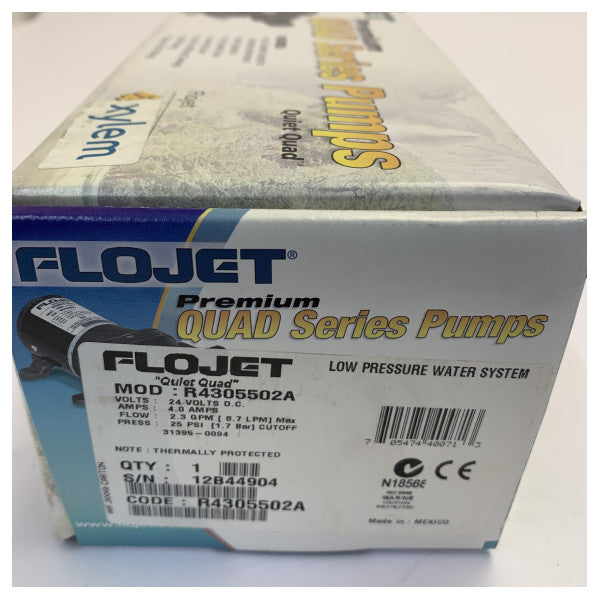 Flojet 24V pumpa za svježu vodu 8.7 LPM - 25 Psi - Autoklav - R4305502A