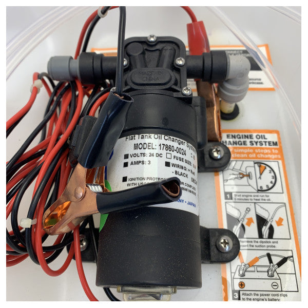 Système de changement d'huile Jabsco 24V avec pompe - 17860-0024