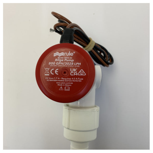 Rule 800 GPH /3028LPM 潜水ポンプ 24V - マリン用ビルジポンプ