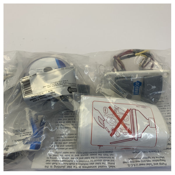 Jabsco Quiet Flush Conversion Kit 24V with Par-Max 4 Flush Water Pump - 37255-0094