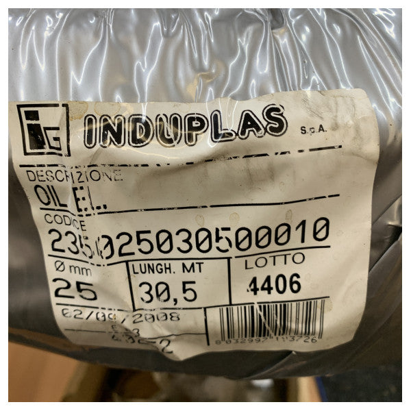 Induplas 235025030500010 fleksibel marineslange - UV-resistent og knækfri