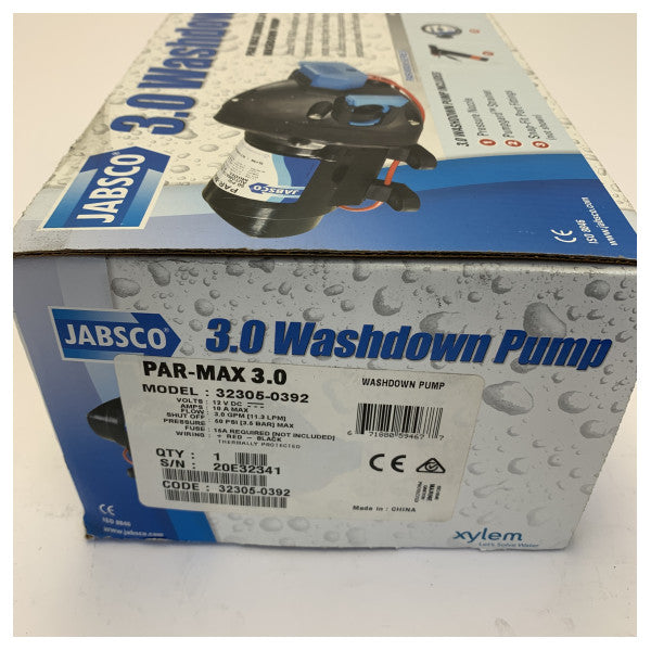 Pompa di lavaggio Jabsco PAR-Max 3.0 1,4 LPM, 3,5 bar GPM 12V - 32305-0392