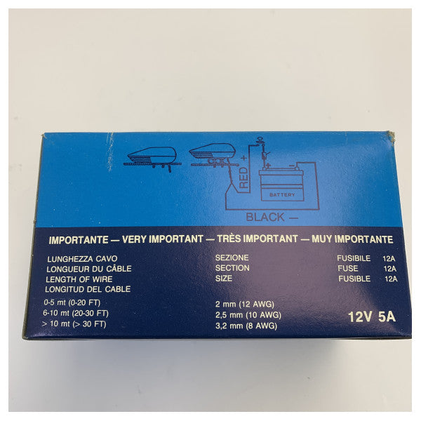 Elektrik Gemi Düdüğü Siyah - 7500000510 12V