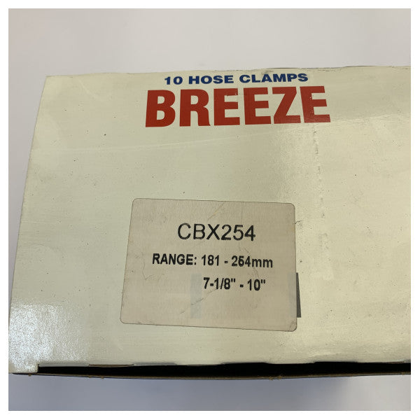 Perfect W4 RVS Slangklem 229-254mm - Marine Kwaliteit RVS 304/316