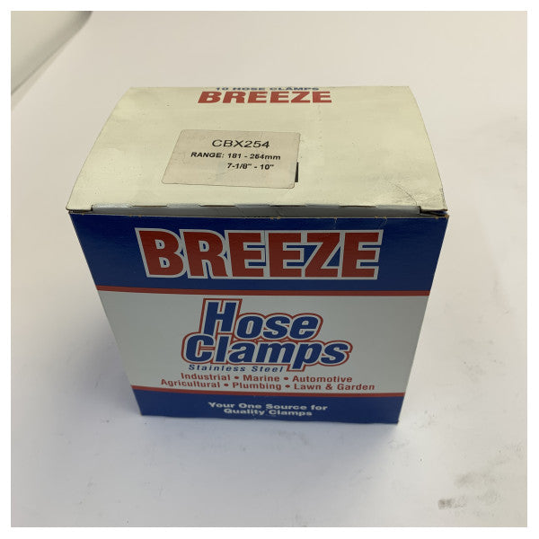 Perfect W4 RVS Slangklem 229-254mm - Marine Kwaliteit RVS 304/316