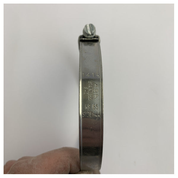 ABA Hose Clamp Stainless Steel - 68-85mm - Inox Worm Gear Clamp