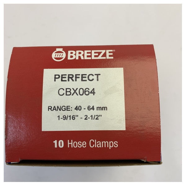 PERFECT Slangeklemme W4 rustfrit stål 40-64 mm - slangeklemme i marinekvalitet