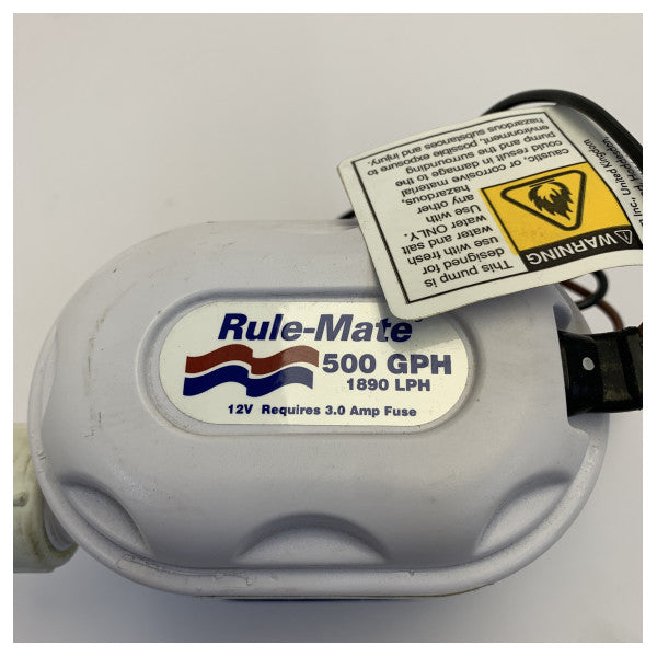 Rule Mate 500 RM500AM Automatska pumpa za ispuštanje vode 12V - 500 GPH