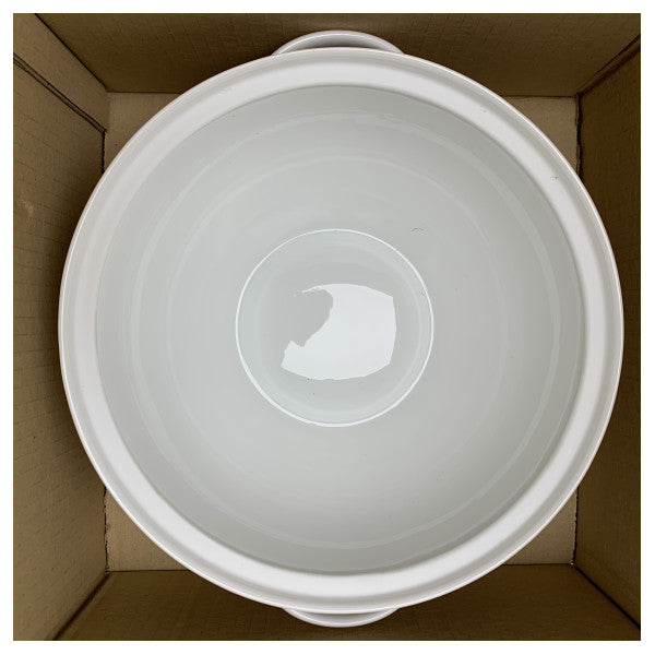 Terrina marinha de porcelana de alta qualidade Riva com tampa - Prato de servir náutico duradouro para navios e barcos