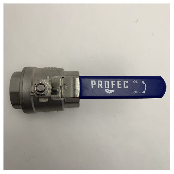 Кульовий кран з нержавіючої сталі 316, 1 1/2 дюйма, 1000WOG