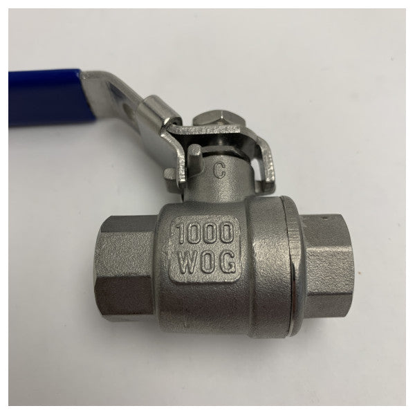 Неръждаема стомана 316 топков кран 3/8 инча 1000 WOG