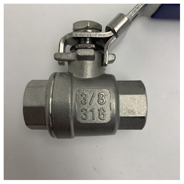Кульовий кран з нержавіючої сталі 316 3/8 дюйма 1000 WOG