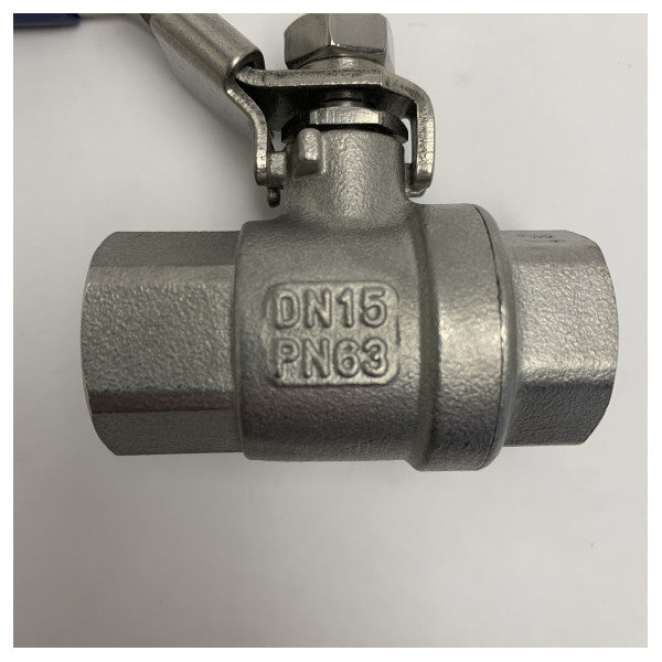 Нержавна сталева кульова заслонка DN15 PN63