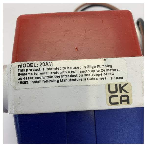 Bomba de sentina automática de 1100 GPH 12V - 27SA-JNNNA Bomba de manguera