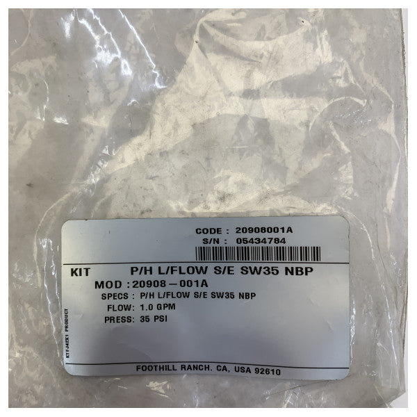 Flojet RLF-seriens reparationssæt - vedligeholdelsessæt til marinepumpe - 20908001A