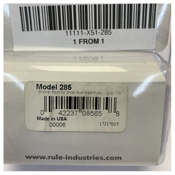 Rule Mate 285 Replacement Foot for Bilge Pump