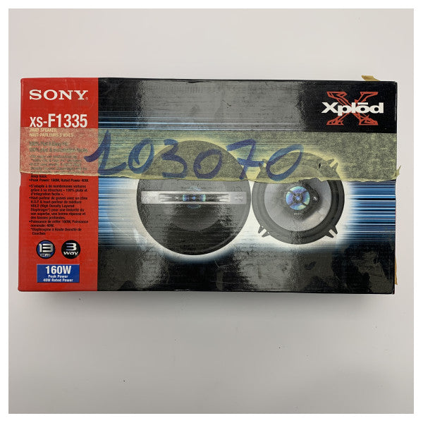 Sony XS-F1335 160W vanntett marine 3-veis høyttaler