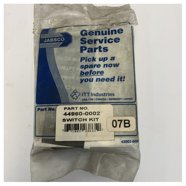 Jabsco 44960-0002 Prekidač za pumpu za vodu - Osvijetljena 2-smerna ploča - 12V